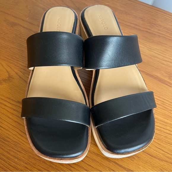 Nisolo Ellie All-Day Leather Clog Black Size 7.5 - Picture 8 of 16